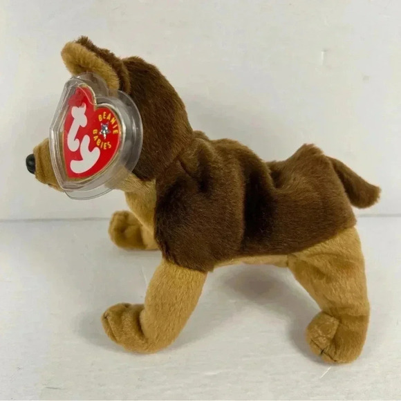 Ty Other - TY Beanie Baby Courage Japanese The  Dog With Tag Retired